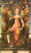 MICHELE PANNONIO Ceres Enthroned Spain oil painting artist